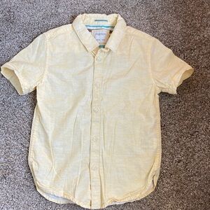 Denim & Flower Kids Light Yellow Button-Up Shirt